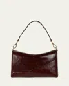 Wandler Oscar Flap Leather Shoulder Bag In Syrup