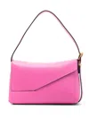 Wandler Oscar Leather Shoulder Bag In Pink