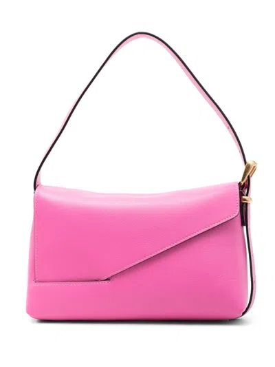 Wandler Oscar Leather Shoulder Bag In Pink