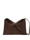 Wandler Penelope Buckle Shoulder Bag In Burgundy
