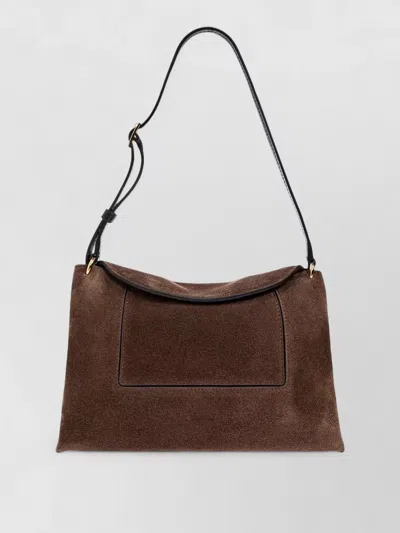 Wandler Penelope Calf Leather Shoulder Bag In Brown