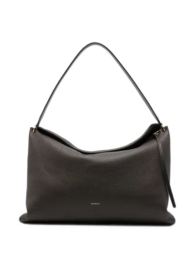 Wandler Penelope Pebbled-leather Tote Bag In Red