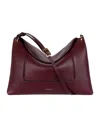 Wandler Penelope Flap-detail Leather Shoulder Bag In Red