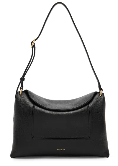 Wandler Penelope Slouch Leather Cross-body Bag In Black