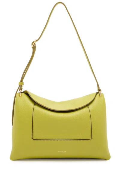 Wandler Penelope Slouch Leather Cross-body Bag In Green