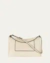 Shop Wandler Penelope Slouch Leather Shoulder Bag In Beige Crust
