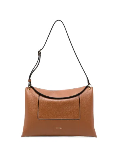 Wandler Penelope Slouch Shoulder Bag In Brown