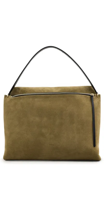 Wandler Penelope Tote Khaki Suede/black