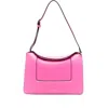 Wandler Pink Penelope Flat Crossbody Bag In Pink