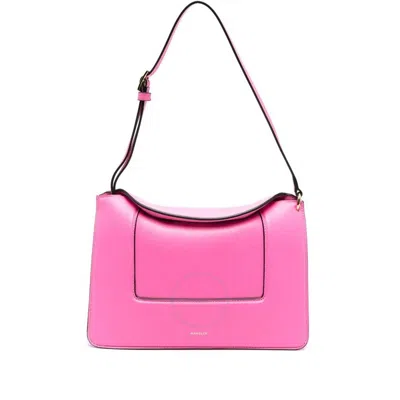 Wandler Pink Penelope Flat Crossbody Bag