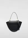Wandler Medium Hortensia Leather Tote Bag In Black