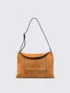 Wandler Shoulder Bags With Suede Finish And Adjustable Strap In Brown