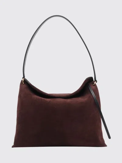 Wandler Shoulder Bag Woman Color Brown In Burgundy