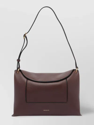 Wandler Slouch Bag With Adjustable Strap And Front Pocket