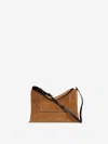 Wandler Penelope Suede Shoulder Bag In Brown