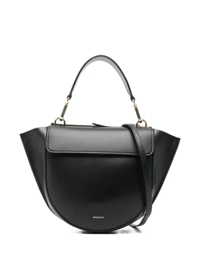 Wandler Small Hortensia Top-handle Bag In Black