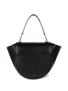 Wandler Small Leather Tote Bag In Black