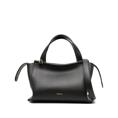 Wandler Small Logo-detail Tote Bag In Black