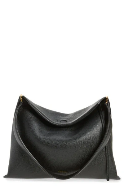 Wandler Small Penelope Leather Tote In Black