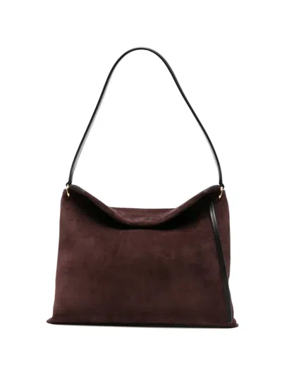 Wandler Penelope Small Shoulder Bag In Burgundy
