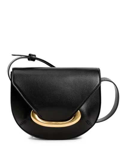 Wandler Small Veneto Leather Cross-body Mini Bag In Black