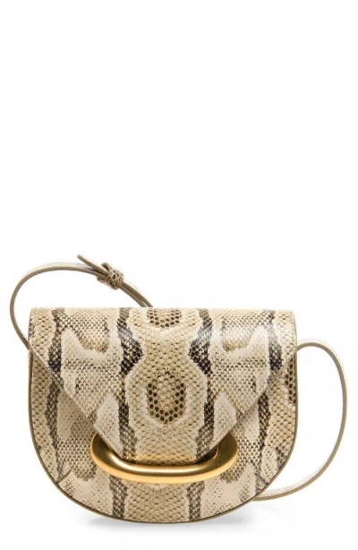 Wandler Small Veneto Snakeskin Leather Crossbody Bag In Animal Print