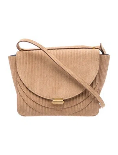 Pre-owned Wandler Suede Crossbody Bag In Brown