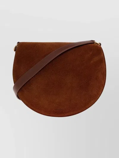 Wandler Suede Finish Shoulder Bag With Adjustable Strap