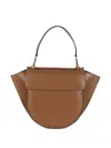 Wandler Medium Hortensia Curved-frame Shoulder Bag In Brown