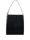 Wandler Top-handle Suede Tote Bag In Black