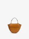 Wandler Mini Hortensia Embossed Cross-body Bag In Brown