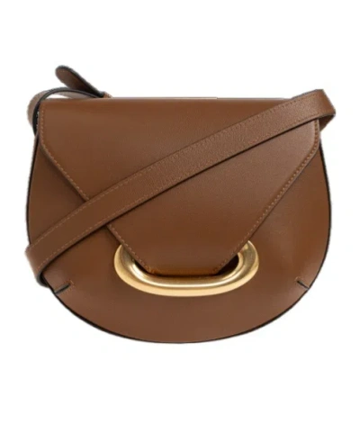Wandler Veneto Leather Cross Body Bag In Brown