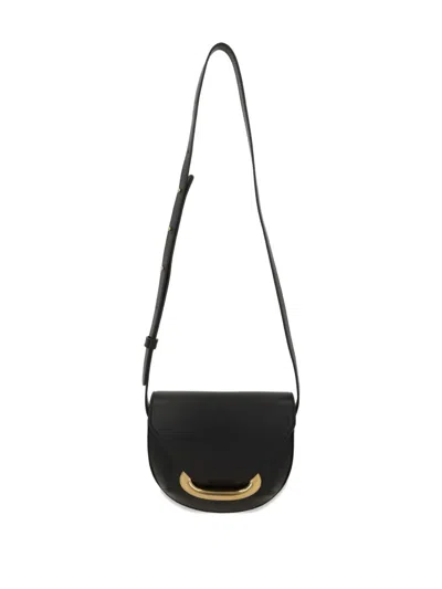 Wandler Veneto Embossed Lettering Mini Bag In Black