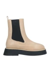 Wandler Woman Ankle Boots Beige Size 10 Lambskin