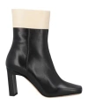 Wandler Woman Ankle Boots Black Size 8 Goat Skin In Black