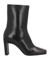 Wandler Woman Ankle Boots Ivory Size 8 Lambskin In White