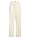 Wandler Woman Pants Cream Size 30 Cotton In White