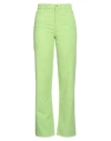 Wandler Woman Pants Green Size 28 Cotton In Green