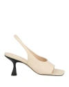 Wandler Julio Slingbacks Pearl Cream In White