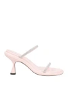 Wandler Woman Sandals Pink Size 10 Lambskin