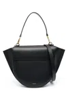Wandler Medium Hortensia Leather Tote Bag In Black