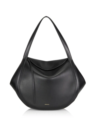Wandler Women's Lin Leather Shoulder Bag In Black