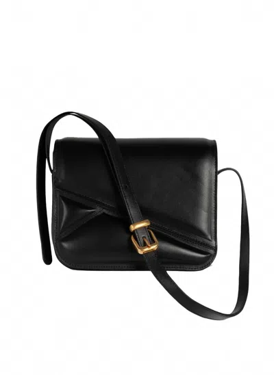 Wandler Women's Oscar Medium Trunk Bag In Black Leather