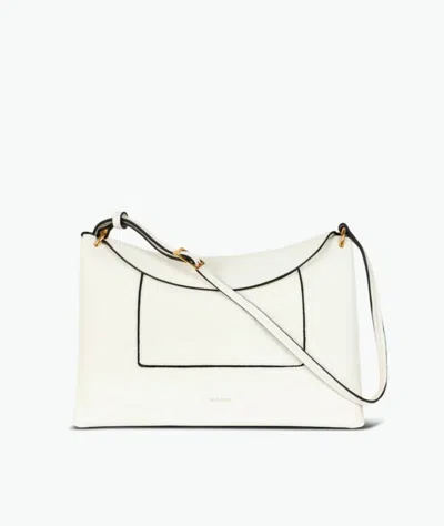 Wandler Penelope Slouch Shoulder Bag In White