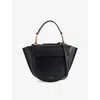 Wandler Womens Black Hortensia Mini Leather Top-handle Bag