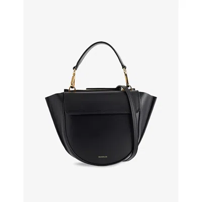 Wandler Womens Black Hortensia Mini Leather Top-handle Bag
