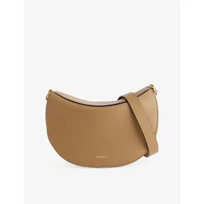 Wandler Womens Kate Leather Cross Body Bag Gingerbread