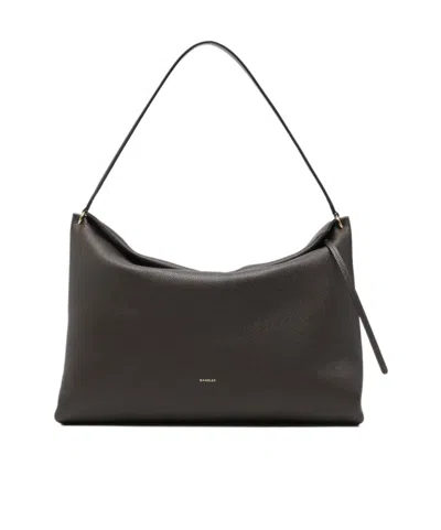 Wandler Zippered Shoulder Bag In Gray