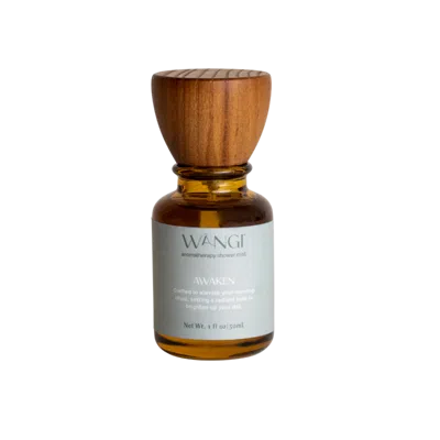 Wangi Wellness Awaken Aromatherapy Shower Mist In Transparent
