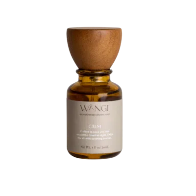 Wangi Wellness Calm Aromatherapy Shower Mist In Transparent